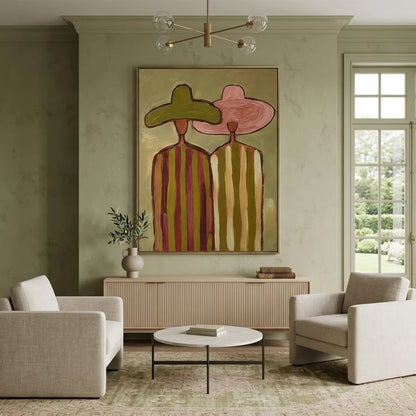 Hand-Painted Vintage Americana Wall Art #VA041