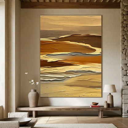 Abstract Mountain Canvas Art #MM277