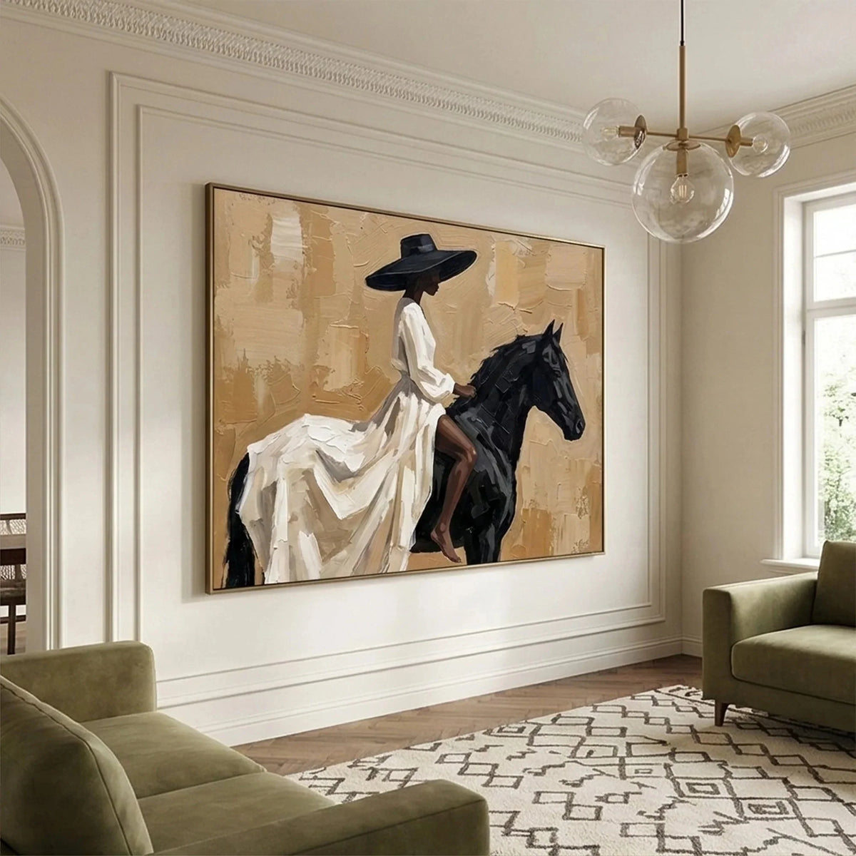 Hand-Painted Vintage Americana Wall Art #VA008