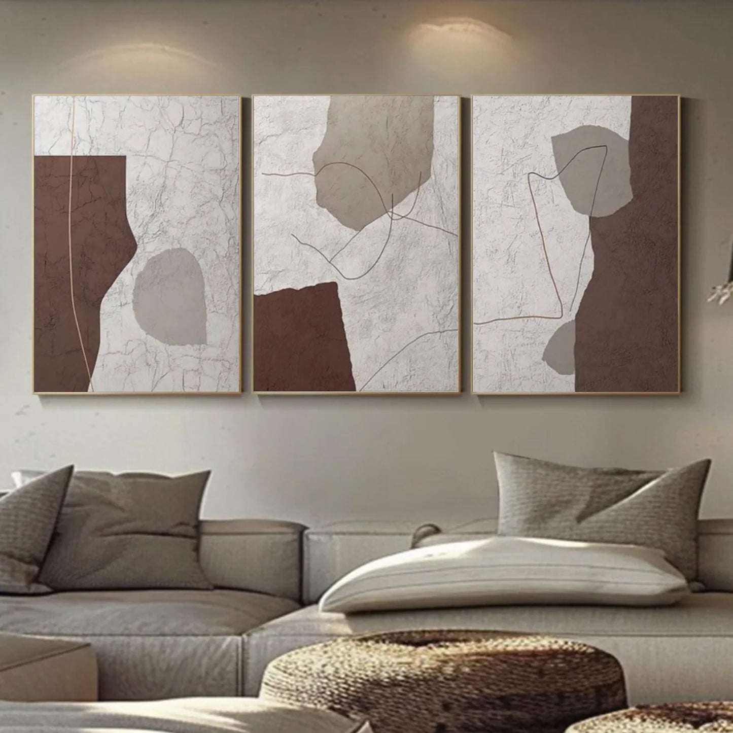 Abstract Canvas Art Set of 3 #WS804