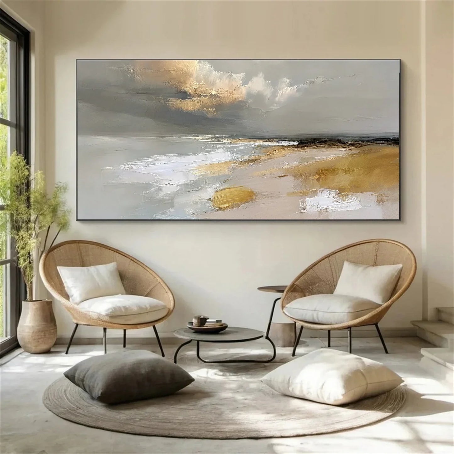 Sea & Sky Abstract Wall Art #MS223