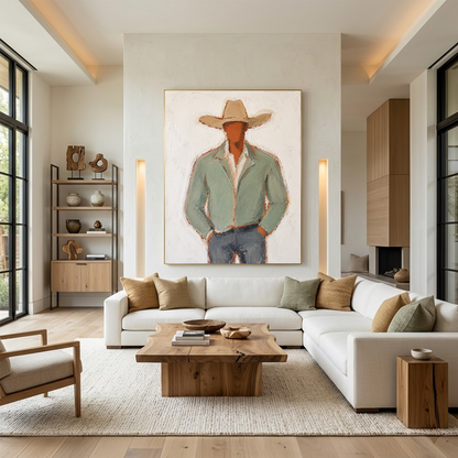 Hand-Painted Vintage Americana Wall Art #VA051