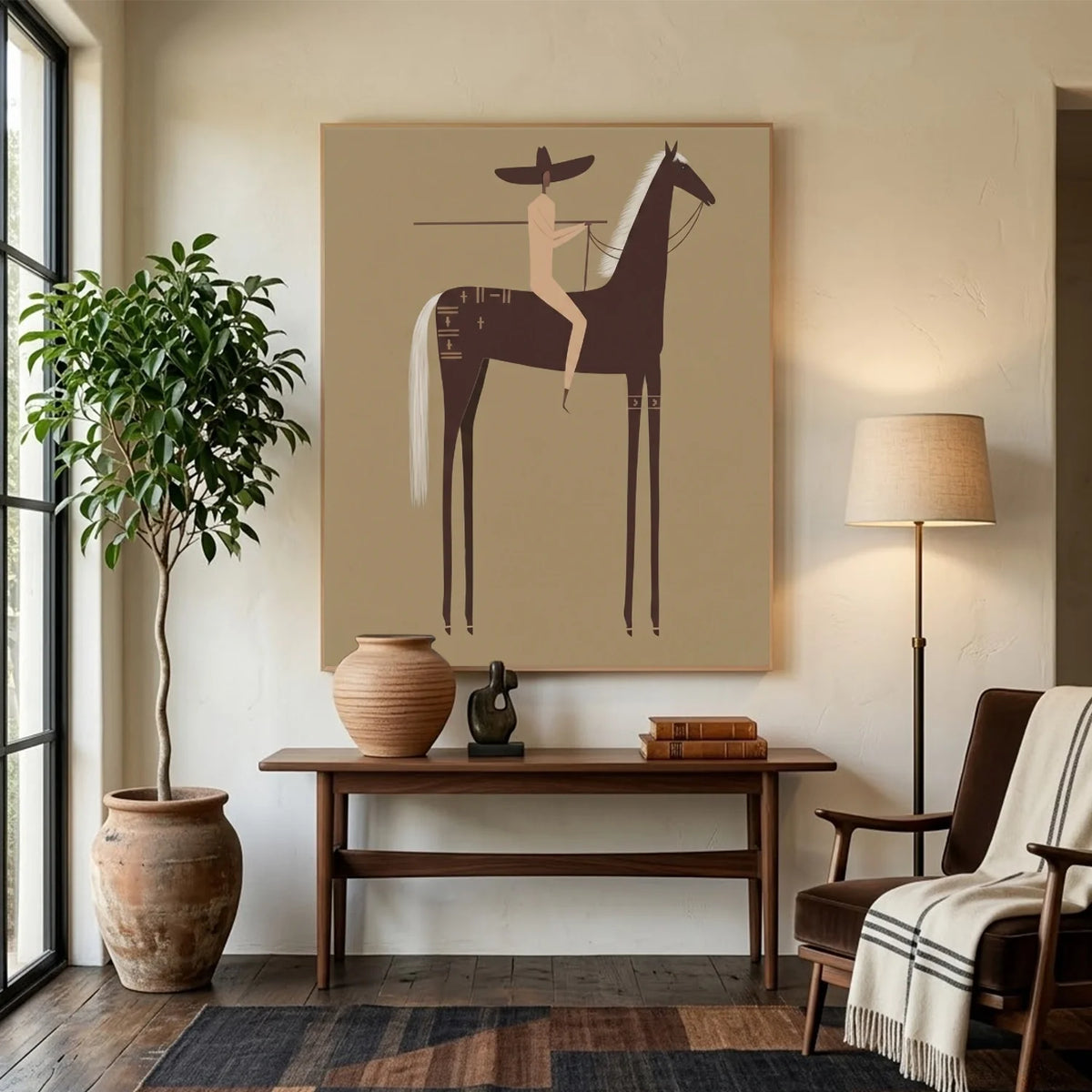 Hand-Painted Vintage Americana Wall Art #VA078