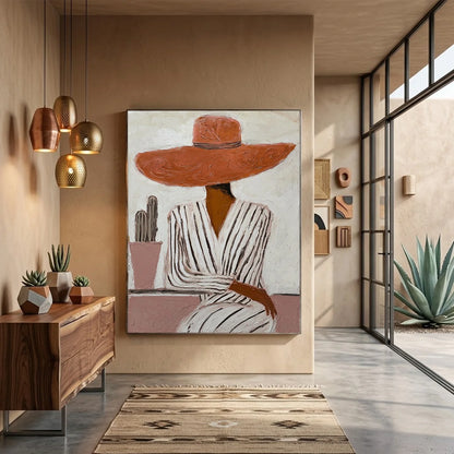Hand-Painted Vintage Americana Wall Art #VA019