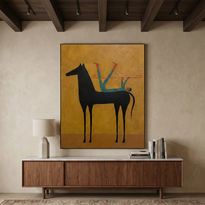 Hand-Painted Vintage Americana Wall Art #VA083