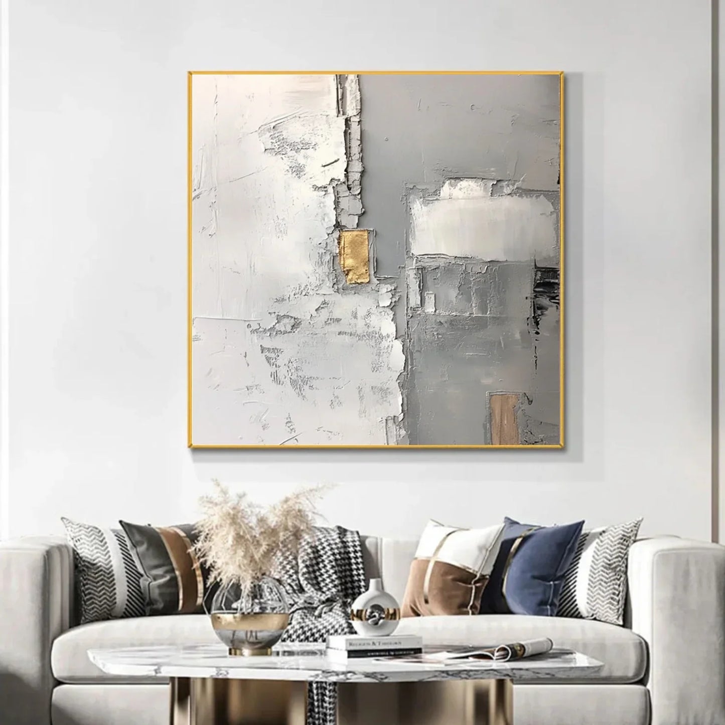 Abstract Textured Canvas Art #WS942