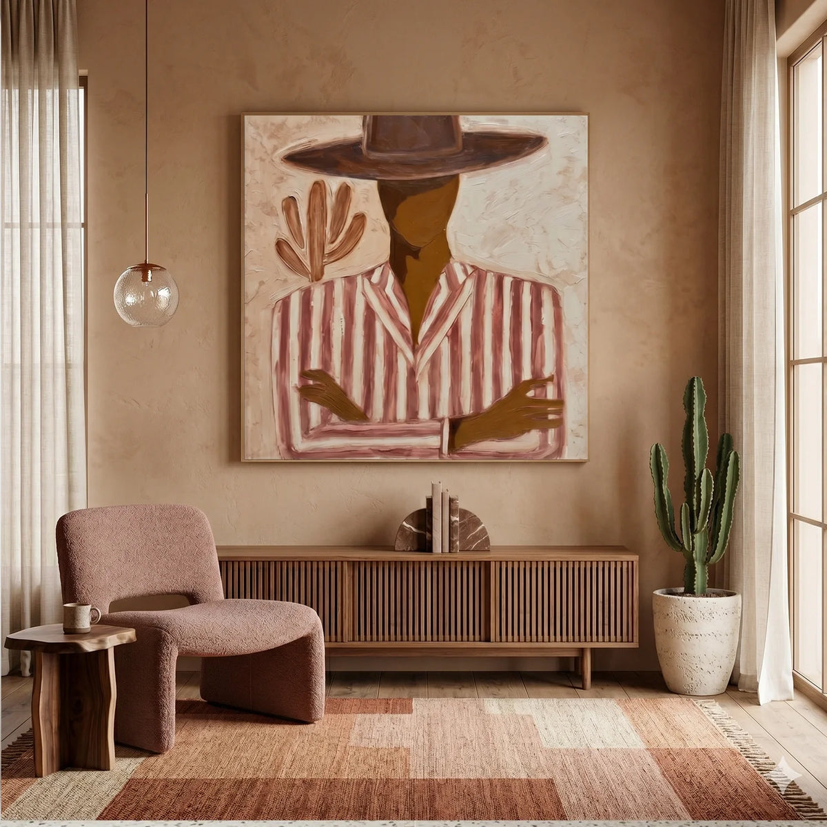Hand-Painted Vintage Americana Wall Art #VA022