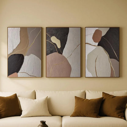 Abstract Canvas Art Set of 3 #WS803