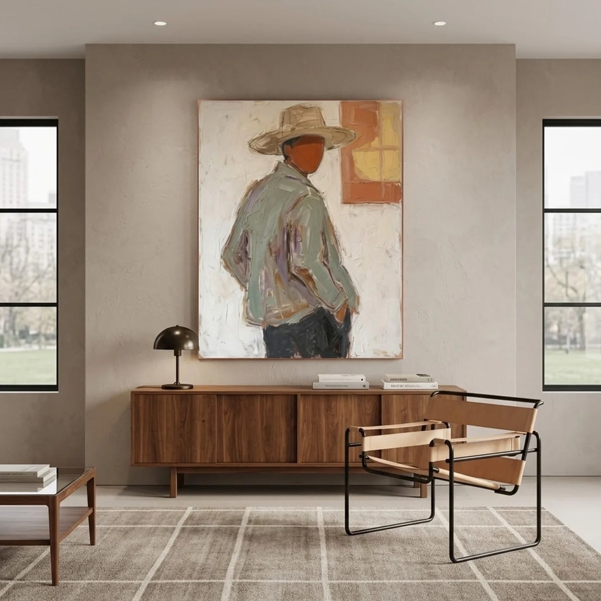 Hand-Painted Vintage Americana Wall Art #VA042