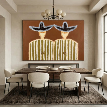 Hand-Painted Vintage Americana Wall Art #VA111