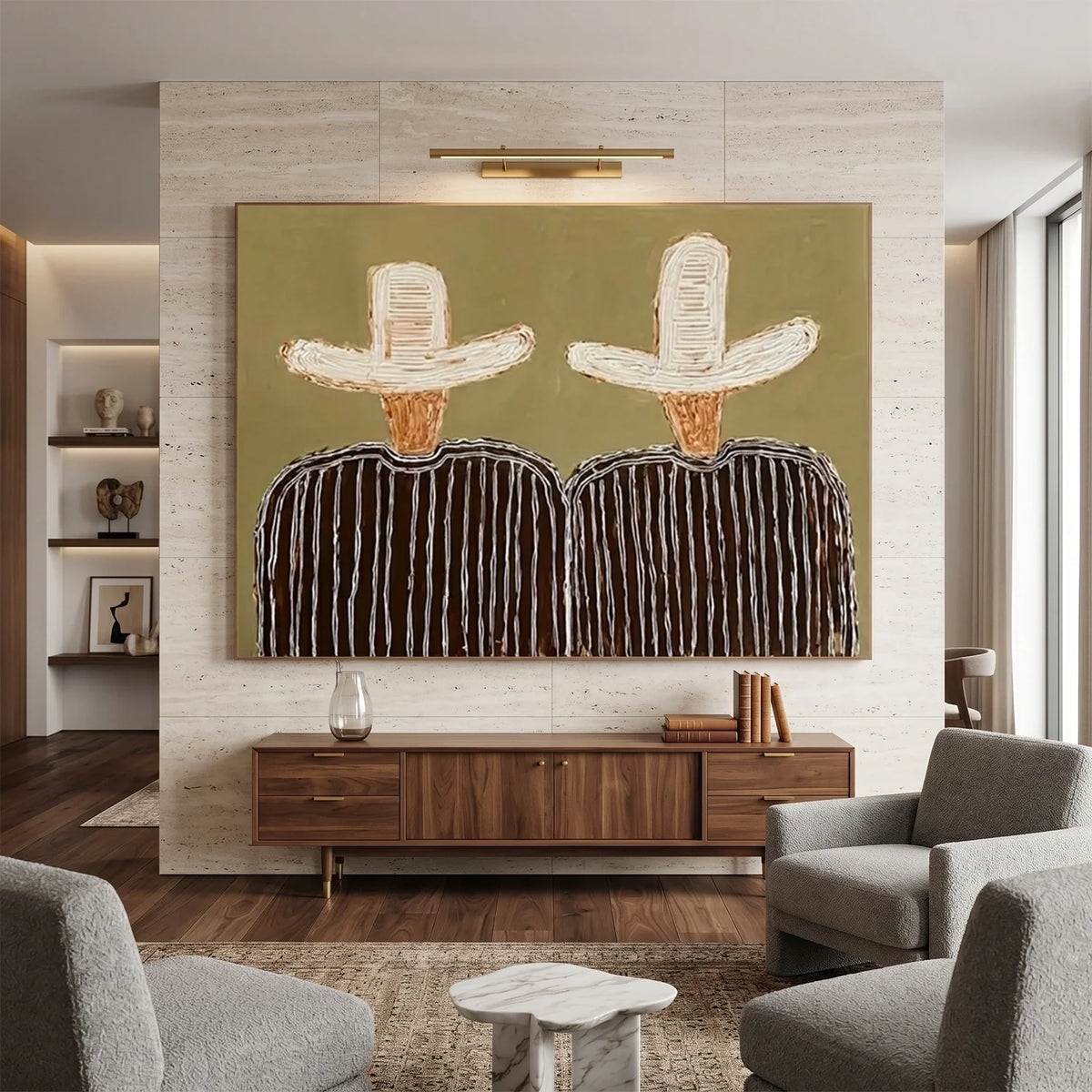 Hand-Painted Vintage Americana Wall Art #VA110