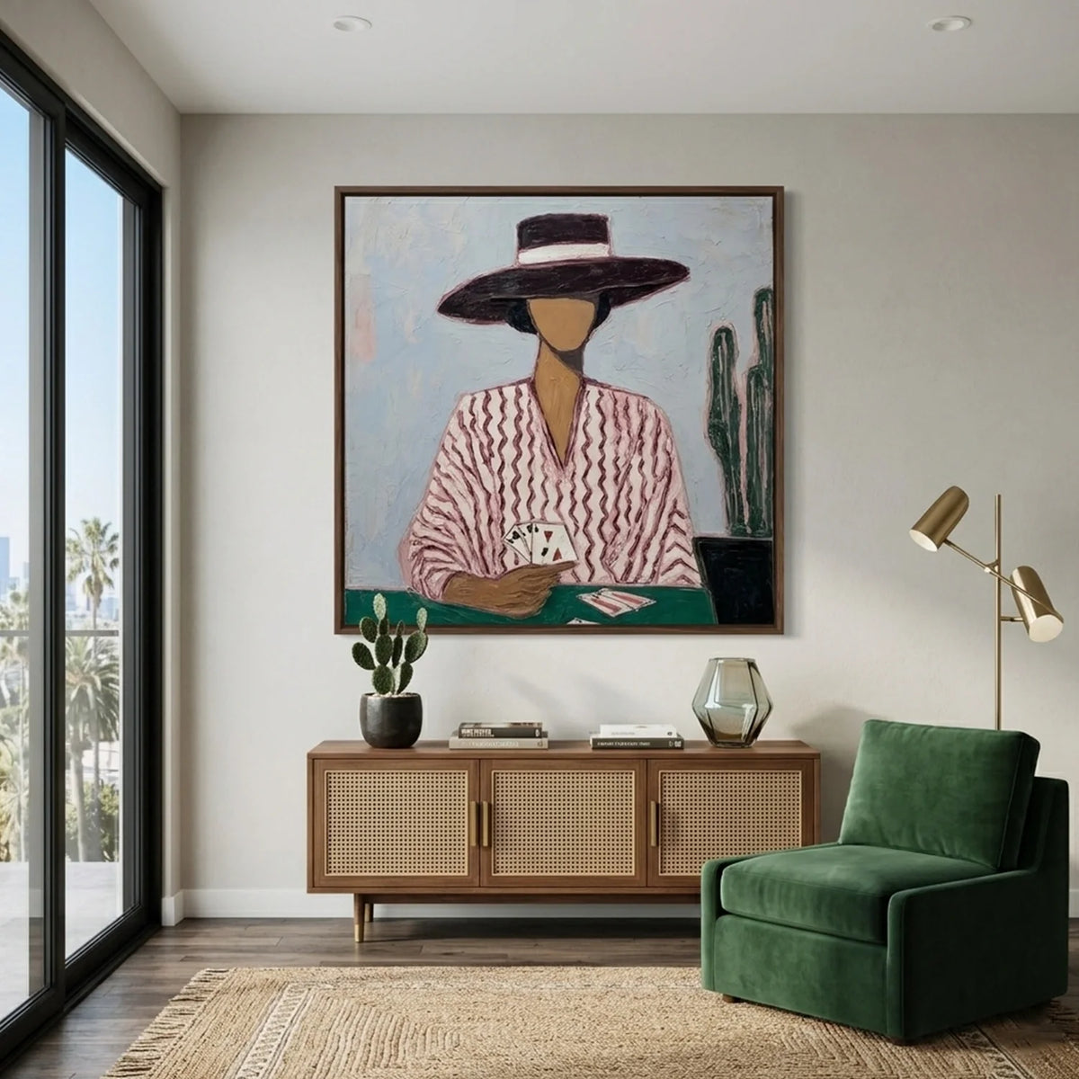 Hand-Painted Vintage Americana Wall Art #VA026