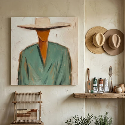 Hand-Painted Vintage Americana Wall Art #VA023