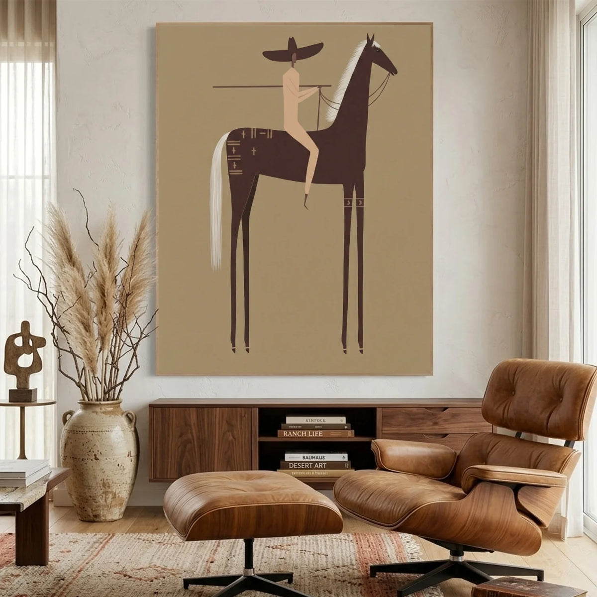 Hand-Painted Vintage Americana Wall Art #VA078