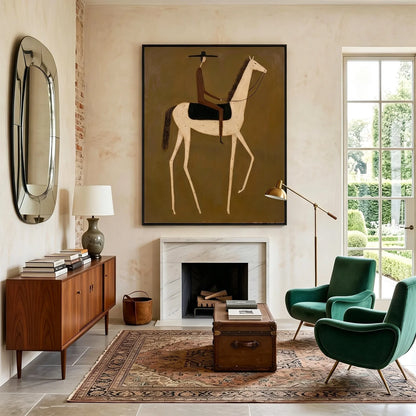Hand-Painted Vintage Americana Wall Art #VA079
