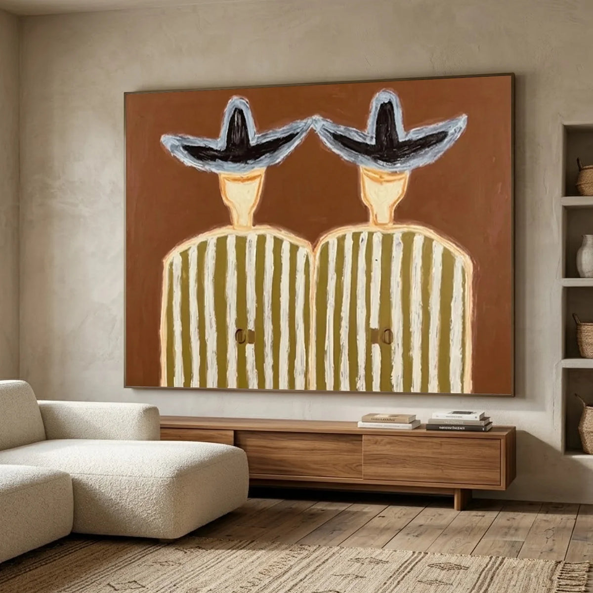 Hand-Painted Vintage Americana Wall Art #VA111