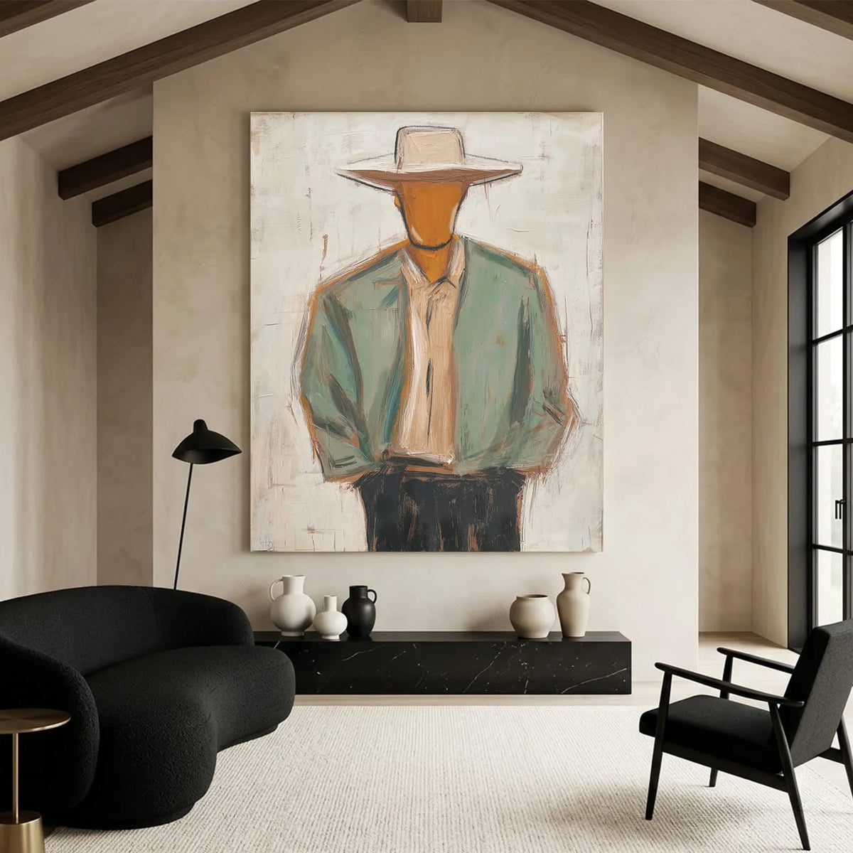 Hand-Painted Vintage Americana Wall Art #VA018