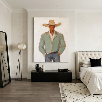 Hand-Painted Vintage Americana Wall Art #VA051