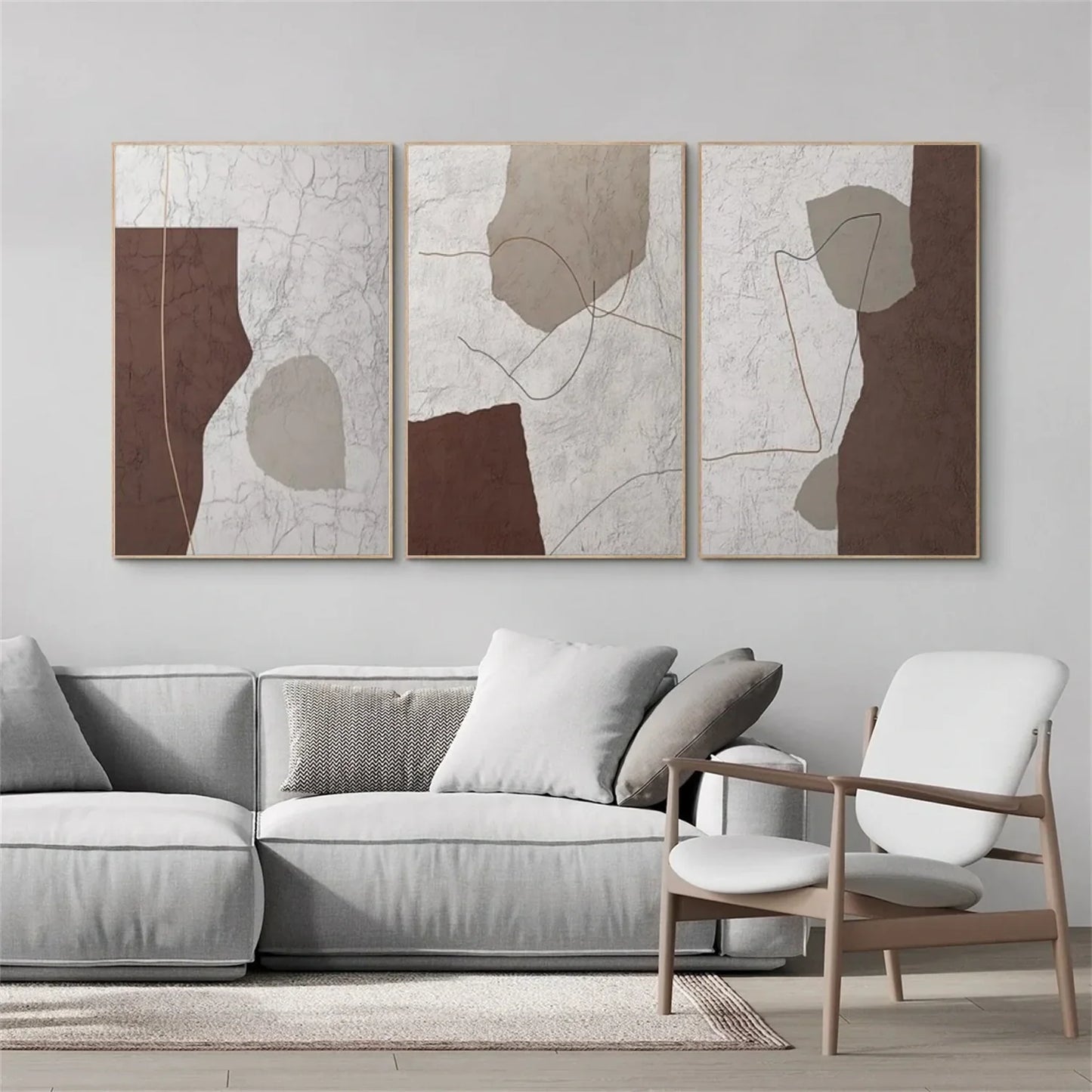 Abstract Canvas Art Set of 3 #WS804