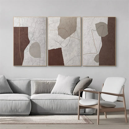 Abstract Canvas Art Set of 3 #WS804