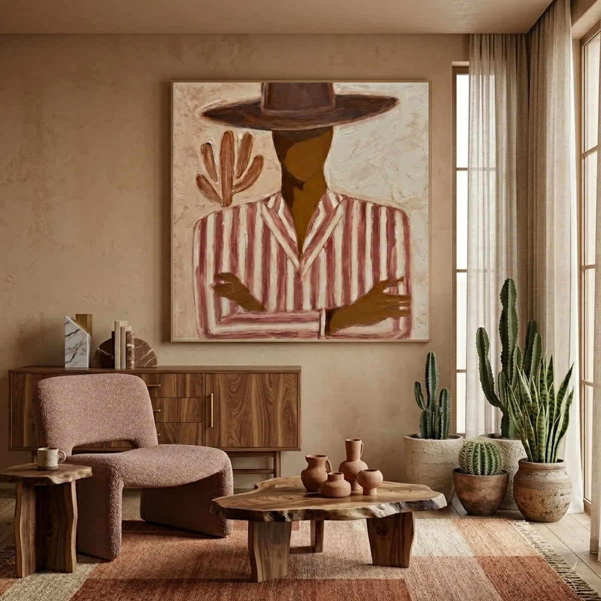 Hand-Painted Vintage Americana Wall Art #VA022
