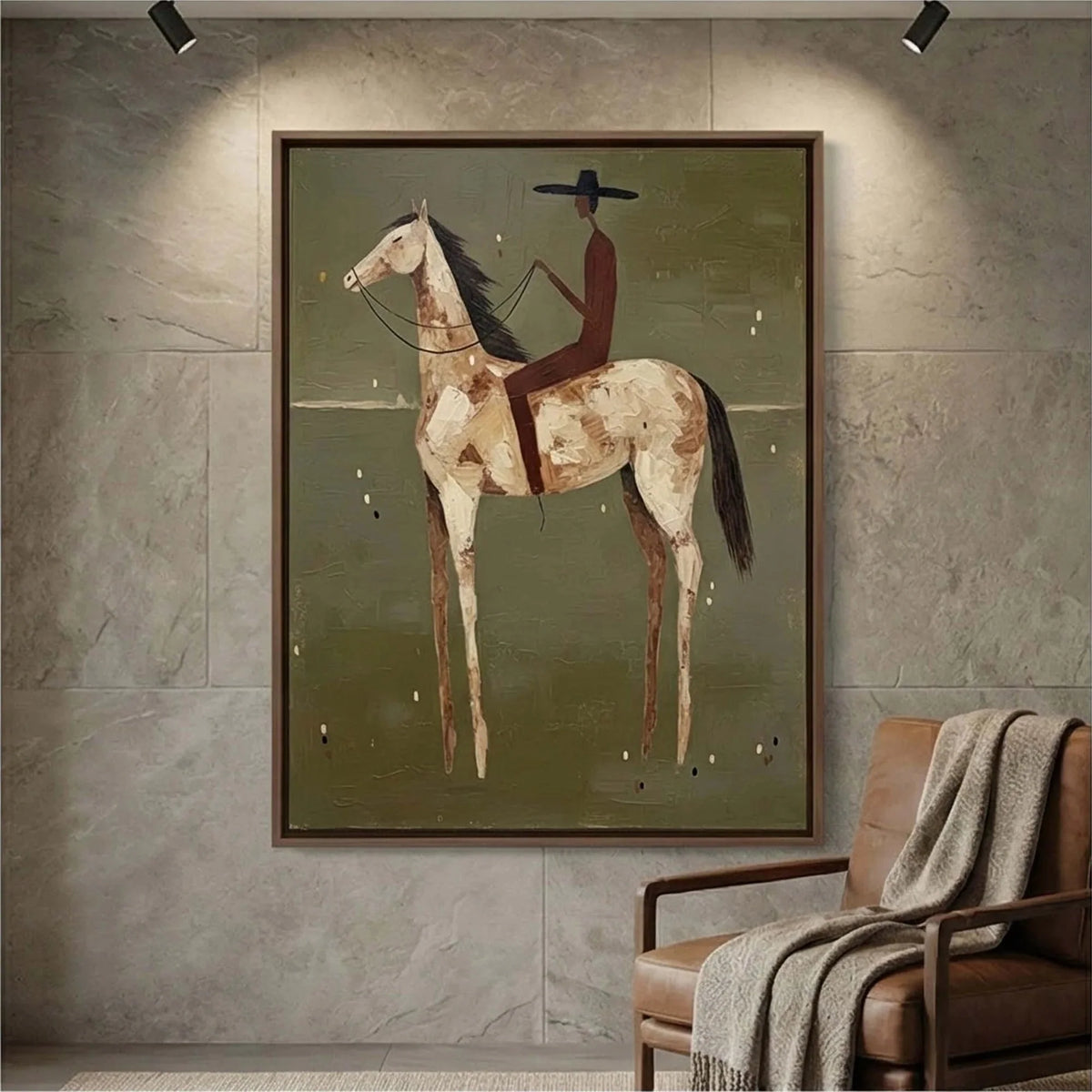 Hand-Painted Vintage Americana Wall Art #VA001