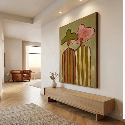 Hand-Painted Vintage Americana Wall Art #VA041
