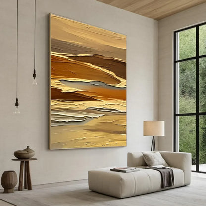 Abstract Mountain Canvas Art #MM277
