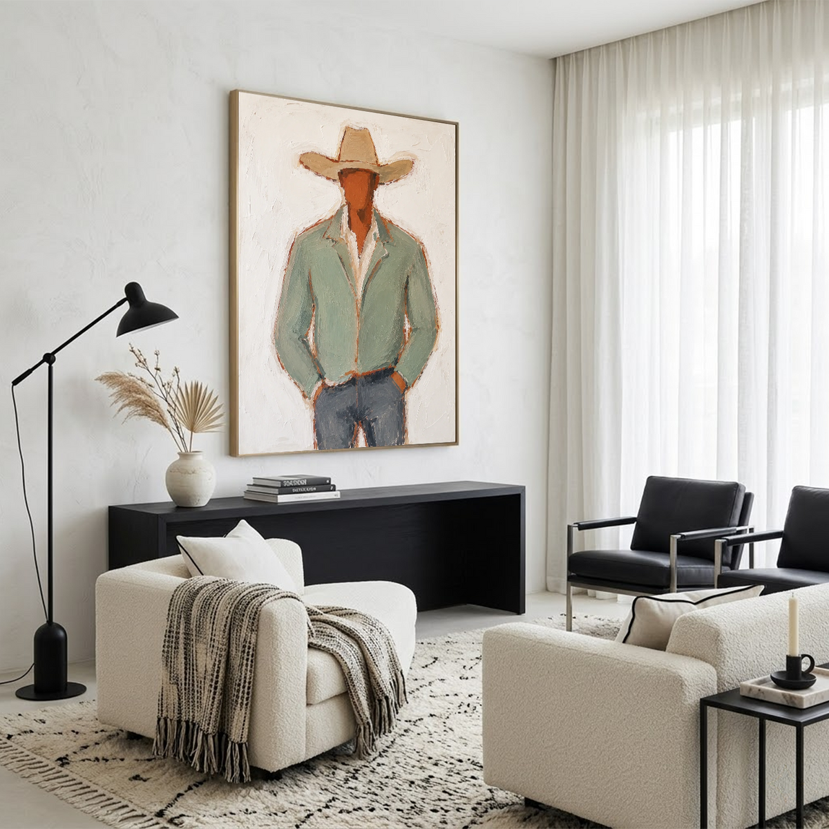 Hand-Painted Vintage Americana Wall Art #VA051