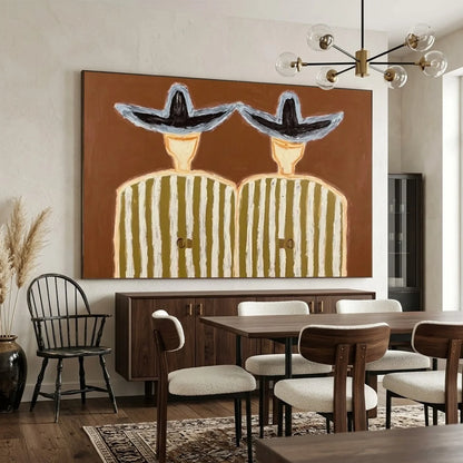 Hand-Painted Vintage Americana Wall Art #VA111