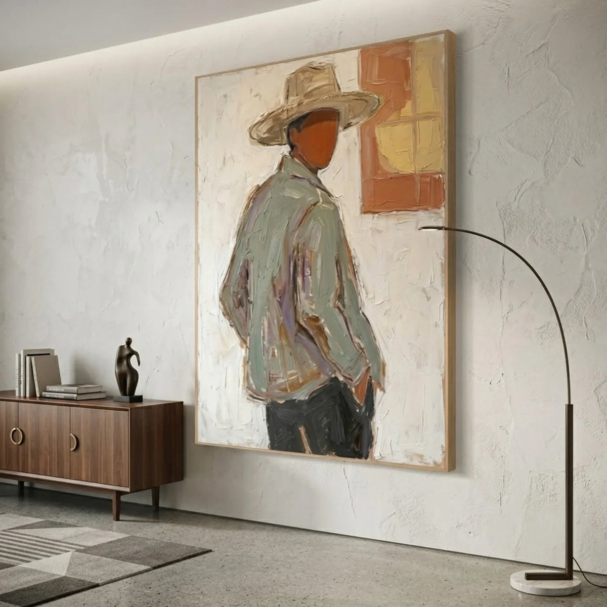 Hand-Painted Vintage Americana Wall Art #VA042