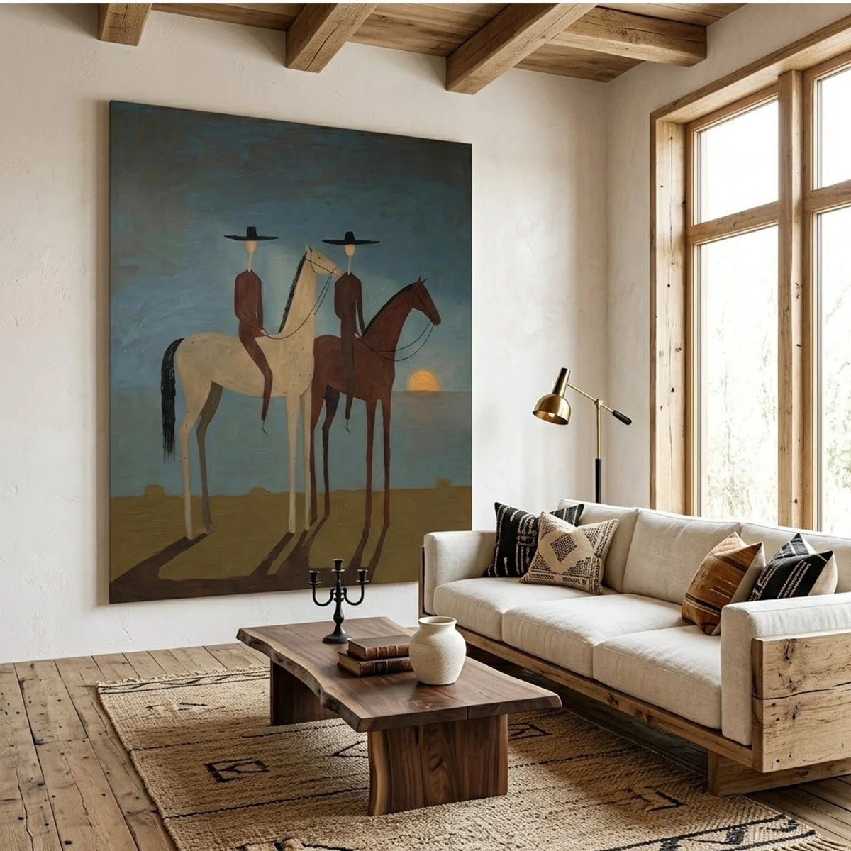 Hand-Painted Vintage Americana Wall Art #VA031