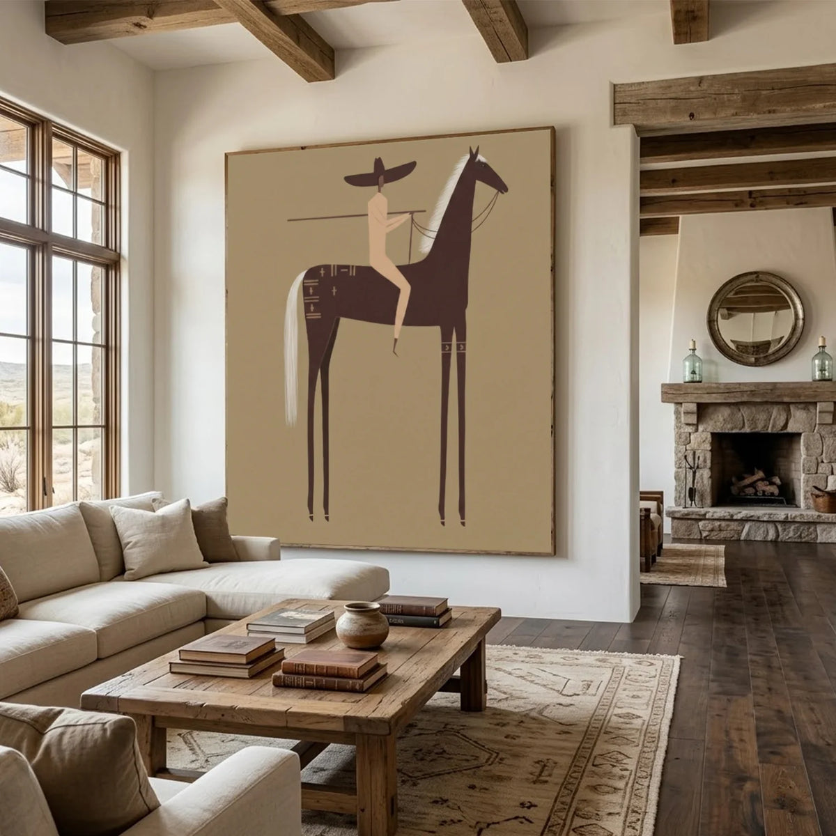 Hand-Painted Vintage Americana Wall Art #VA078