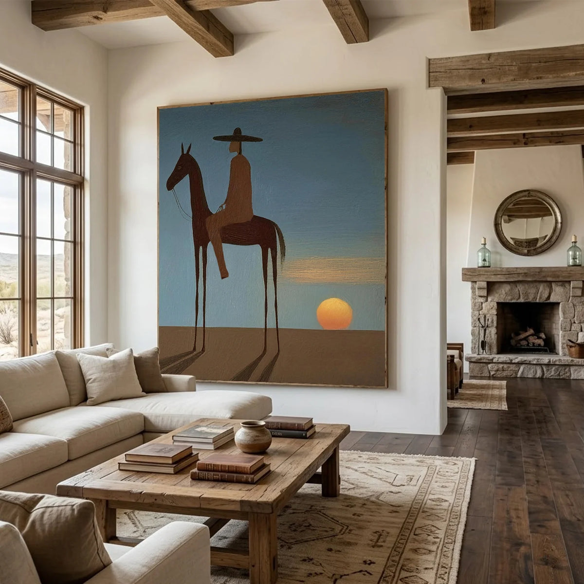 Hand-Painted Vintage Americana Wall Art #VA107
