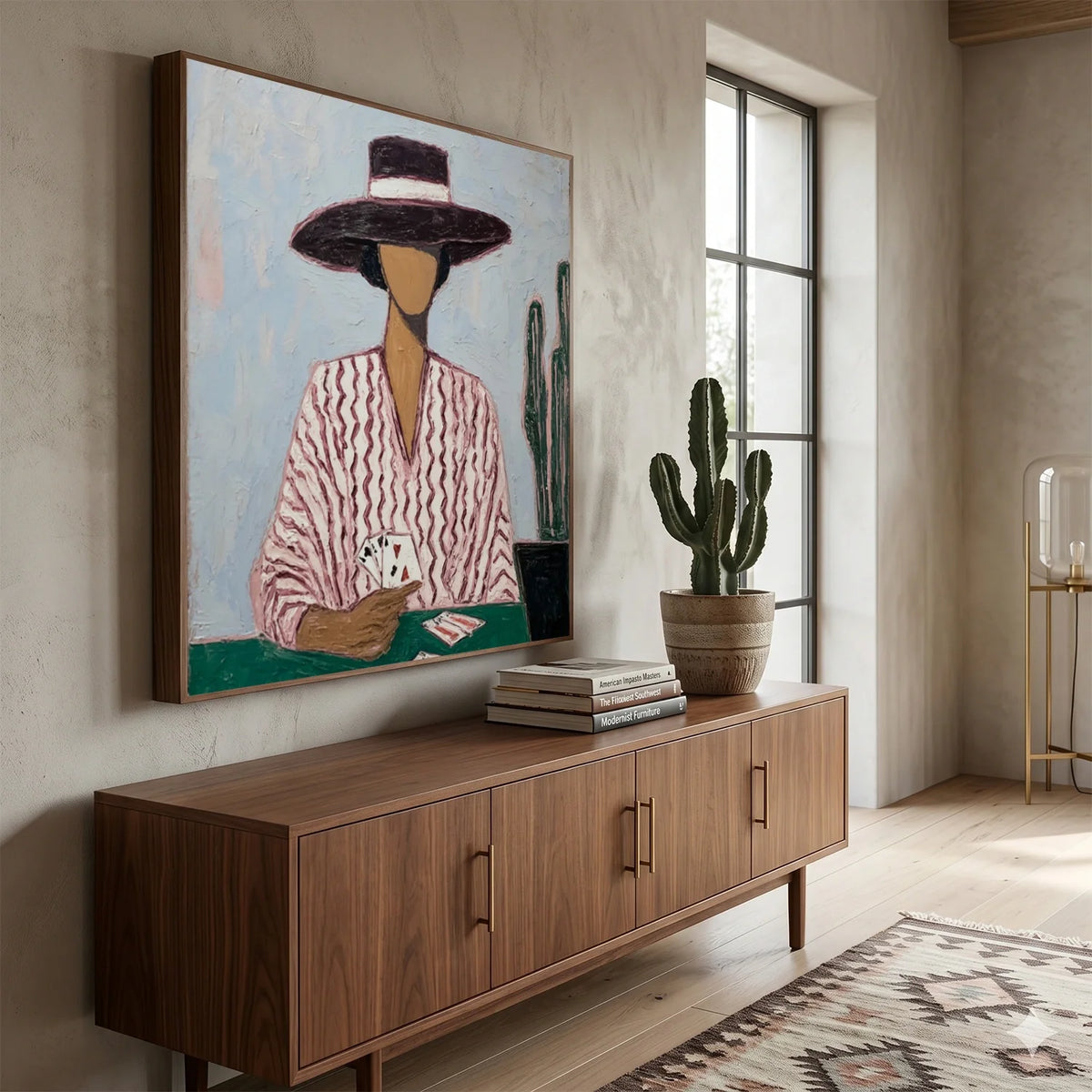 Hand-Painted Vintage Americana Wall Art #VA026