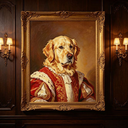 Custom Pet Portrait Artwork – Digital Painting from Photo – Printable Wall Art for Pet Lovers Gift