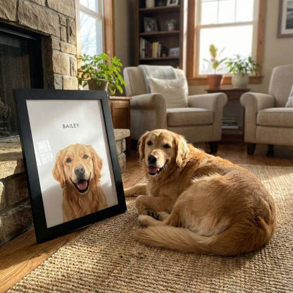 Custom 100% Hand-Painted Pet Portraits