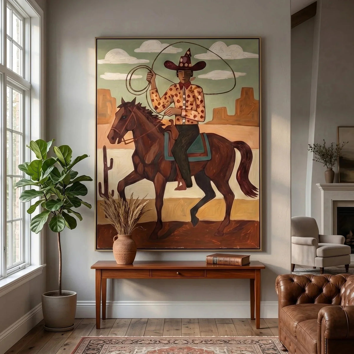 Hand-Painted Vintage Americana Wall Art #VA003