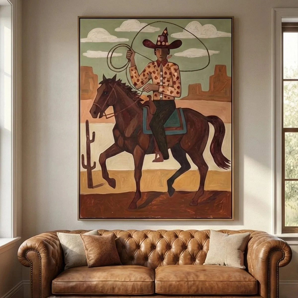 Hand-Painted Vintage Americana Wall Art #VA003