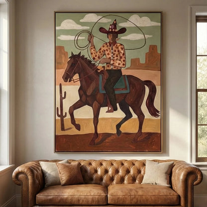Hand-Painted Vintage Americana Wall Art #VA003