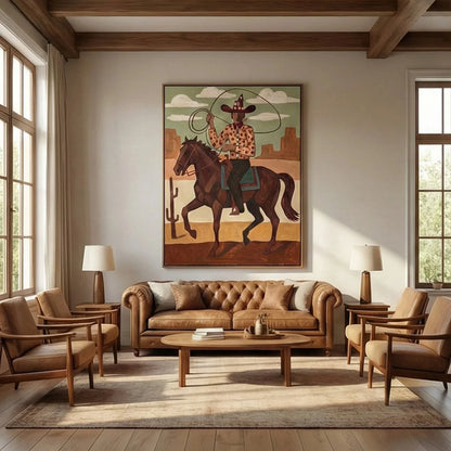 Hand-Painted Vintage Americana Wall Art #VA003