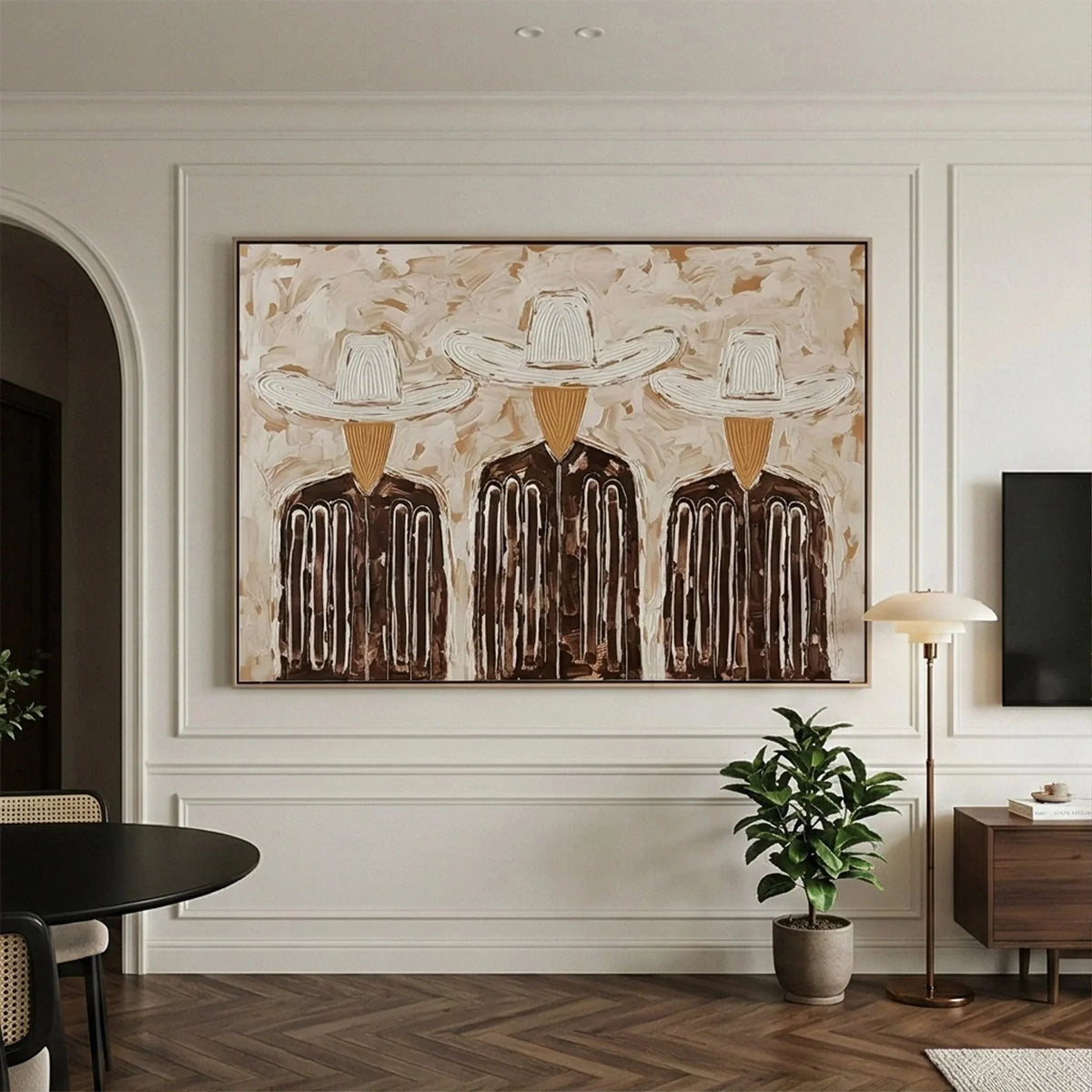 Hand-Painted Vintage Americana Wall Art #VA009