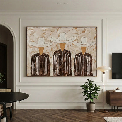 Hand-Painted Vintage Americana Wall Art #VA009