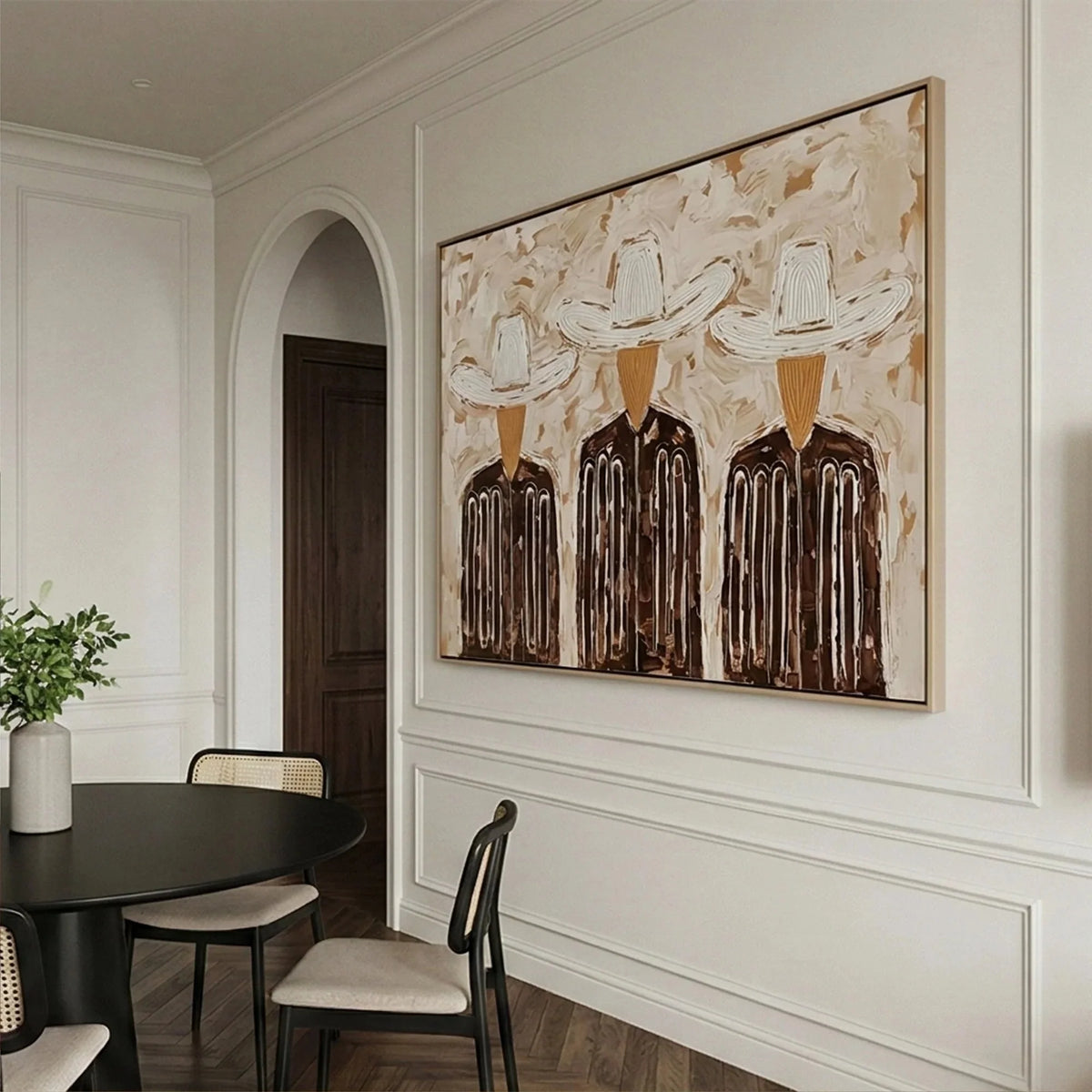 Hand-Painted Vintage Americana Wall Art #VA009