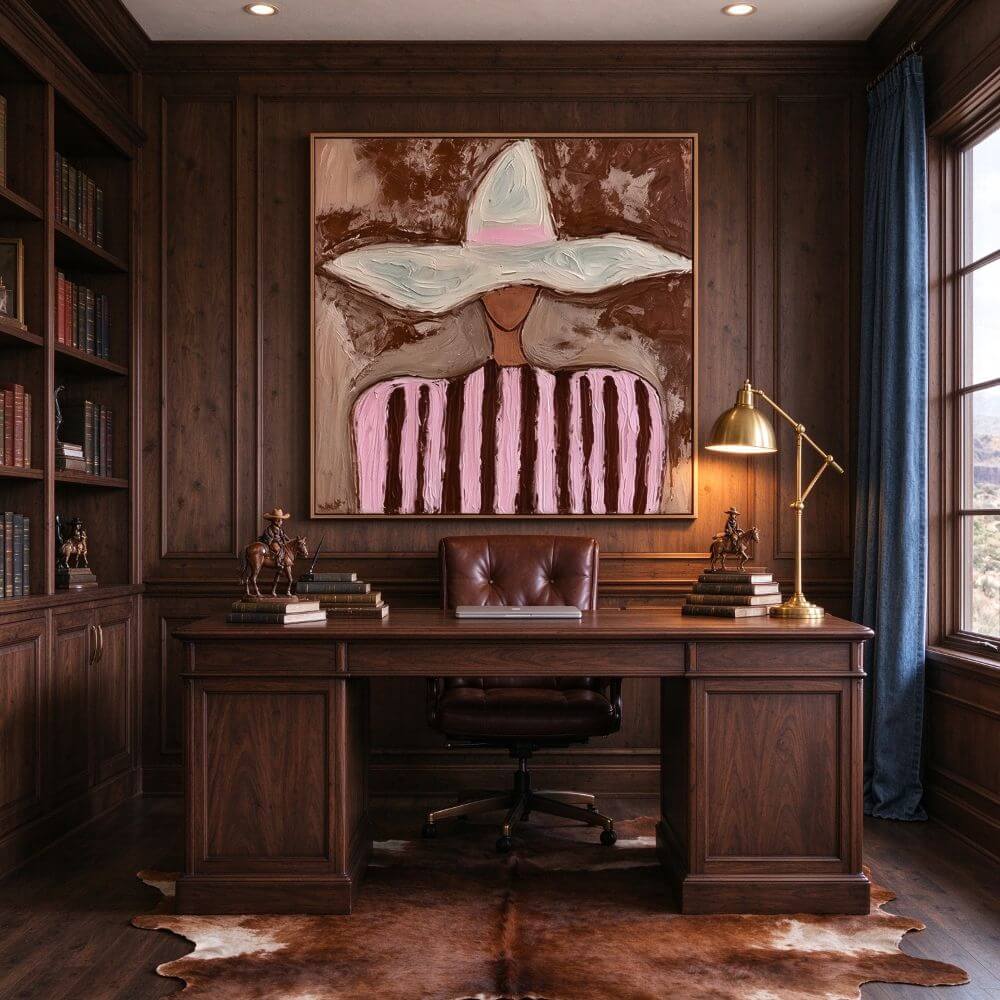 Hand-Painted Vintage Americana Wall Art #VA115
