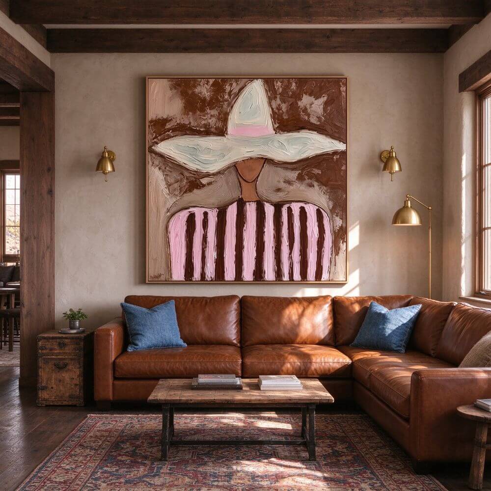 Hand-Painted Vintage Americana Wall Art #VA115