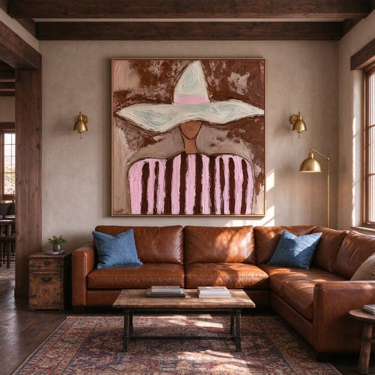 Hand-Painted Vintage Americana Wall Art #VA115