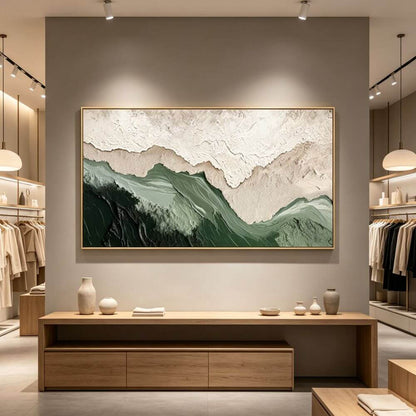 Minimalist Beach Painting Large 3D Textured Wall Art #MS0530