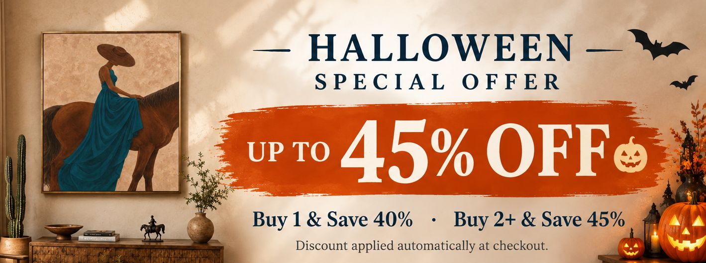 Halloween special offer: Buy 1 and save 40%; buy 2 or more and save 45%. Discount applied automatically at checkout.